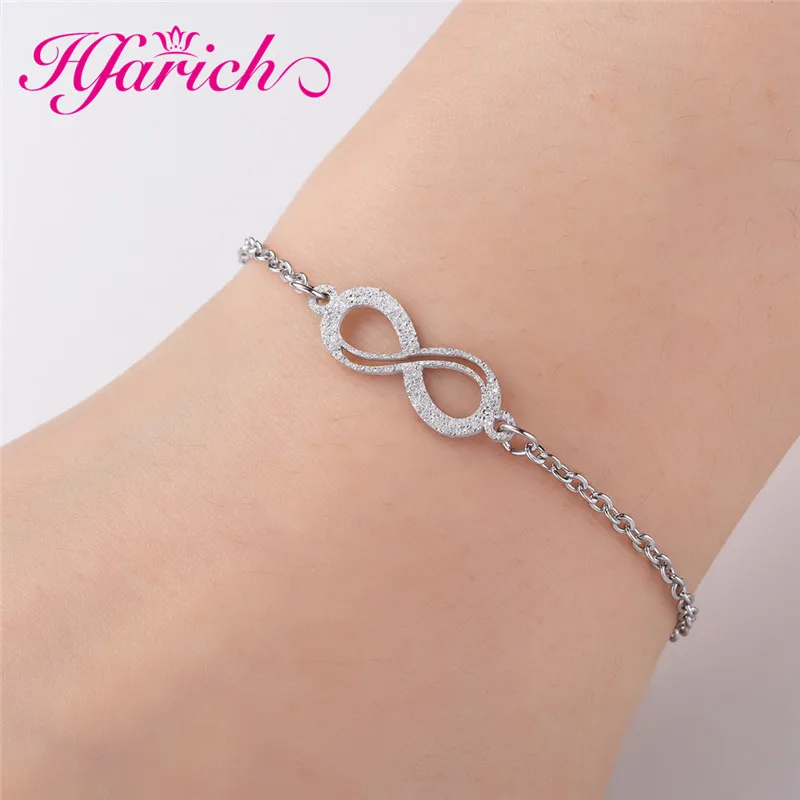 Hfarich Trendy 8 Shape Infinity Charm Bracelets For Women Stainless Steel Inlay Couple Bracelets Adjustable Lover Gifts
Hfarich Trendy 8 Shape Infinity Charm Bracelets For Women Stainless Steel Inlay Couple Bracelets Adjustable Lover Gifts