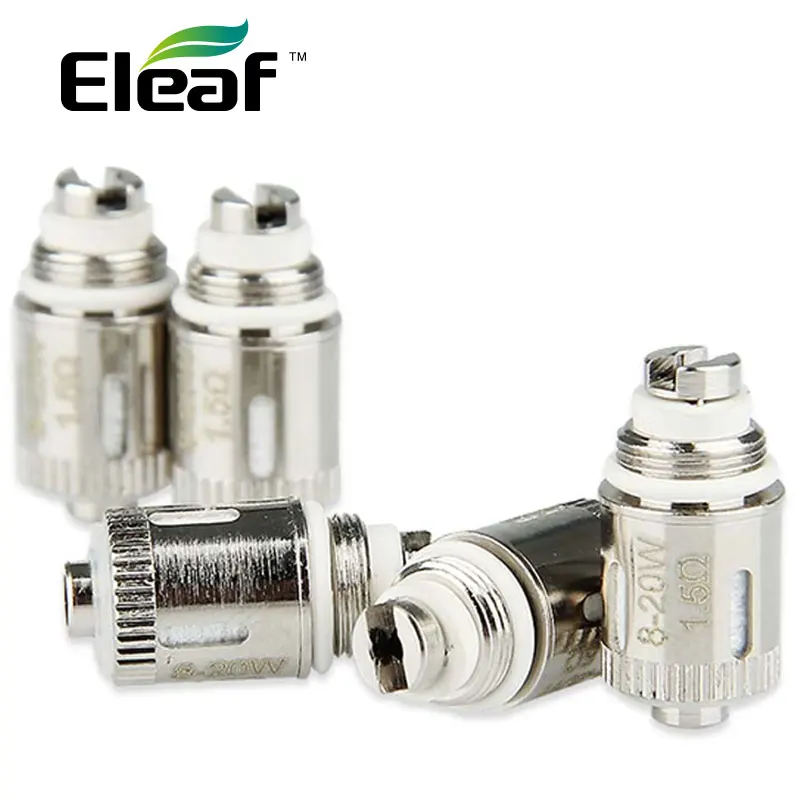 5pcs/Lot Genuine Eleaf GS-Air Dual Coil Unit 1.5ohm Replacement Atomizer Head Coil for Eleaf GS Air Tank Atomizer e-Cigarette
5pcs/Lot Genuine Eleaf GS-Air Dual Coil Unit 1.5ohm Replacement Atomizer Head Coil for Eleaf GS Air Tank Atomizer e-Cigarette