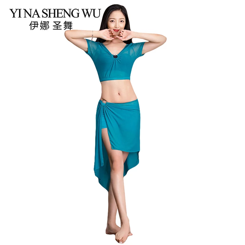 Belly Dance Practice Clothes New Summer Practice Dance Performance Clothing Set Belly Dance Clothing 3Pcs Set Top+Skirt+Shorts
Belly Dance Practice Clothes New Summer Practice Dance Performance Clothing Set Belly Dance Clothing 3Pcs Set Top+Skirt+Shorts