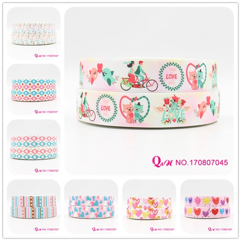 Q&N ribbon 16mm 22mm 25mm 38mm 50mm 75mm heart printed grosgrain ribbon webbing 50yards/roll for hair tie free shipping
Q&N ribbon 16mm 22mm 25mm 38mm 50mm 75mm heart printed grosgrain ribbon webbing 50yards/roll for hair tie free shipping