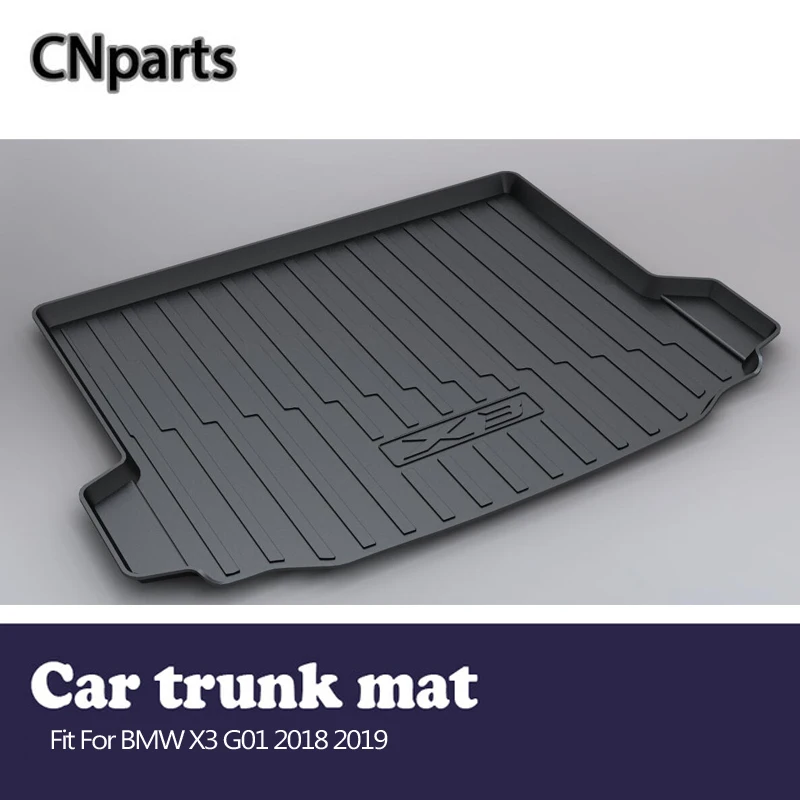CNparts Car Cargo Liner Rear Trunk Mat For BMW X3 G01 2018 2019 Floor Tray Carpet Mud Pad Kick Guard Anti Slip Mat Accessories 
CNparts Car Cargo Liner Rear Trunk Mat For BMW X3 G01 2018 2019 Floor Tray Carpet Mud Pad Kick Guard Anti Slip Mat Accessories