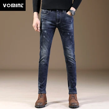Vomint Brand Fashion designer Men's skinny jeans straight dark blue print men casual riding pants jeans men's stretch Jeans
Vomint Brand Fashion designer Men's skinny jeans straight dark blue print men casual riding pants jeans men's stretch Jeans