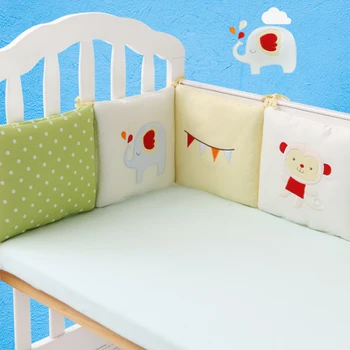 6Pcs/Lot Baby Bed Bumper Protector Baby Bedding Set Newborn Crib Bumper Toddler Cartoon Bed Bedding in the Crib for Infant
6Pcs/Lot Baby Bed Bumper Protector Baby Bedding Set Newborn Crib Bumper Toddler Cartoon Bed Bedding in the Crib for Infant