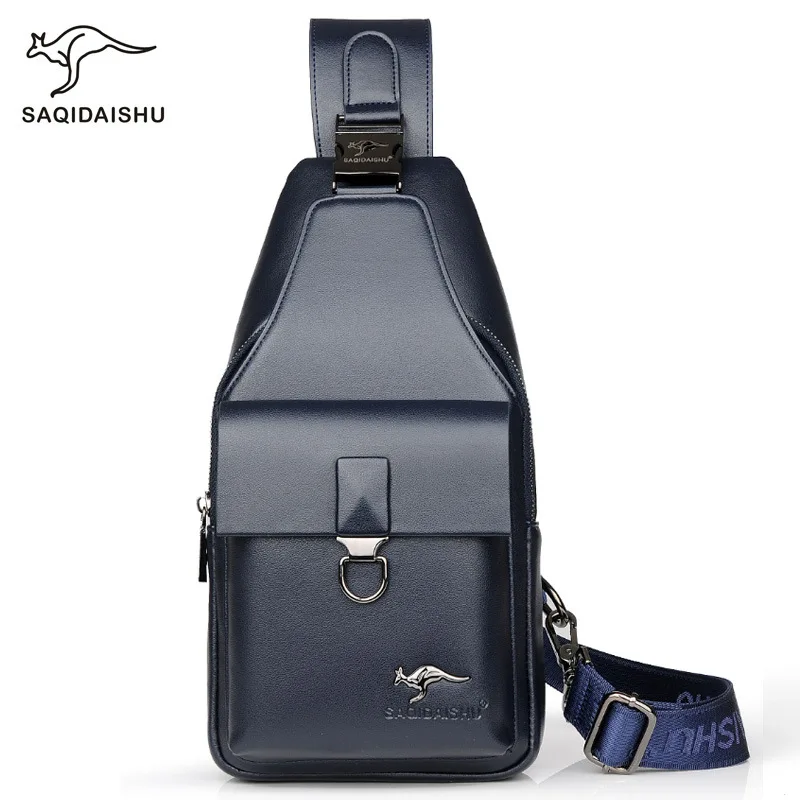 Men's casual chest bag with headphone hole PU leather shoulder crossbody bag iPad mini Bag male travel bag soft handbag
Men's casual chest bag with headphone hole PU leather shoulder crossbody bag iPad mini Bag male travel bag soft handbag