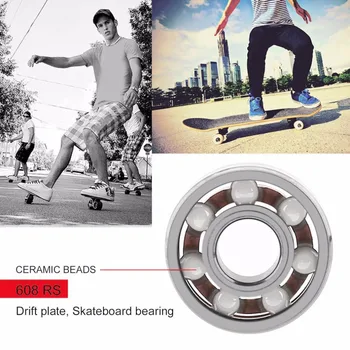 2PCS 608RS Good Roller Skates Ceramic Ball Inline Skate Bearings Drift Plate Hot Sale
2PCS 608RS Good Roller Skates Ceramic Ball Inline Skate Bearings Drift Plate Hot Sale
