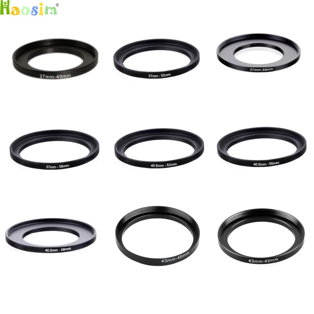 50pcs 37-46 37-49 37-52 37-55 37-58 40.5-52 40.5-55 40.5-58 43-46 43-49mm Metal Step Up Rings Lens Adapter Filter Set
50pcs 37-46 37-49 37-52 37-55 37-58 40.5-52 40.5-55 40.5-58 43-46 43-49mm Metal Step Up Rings Lens Adapter Filter Set