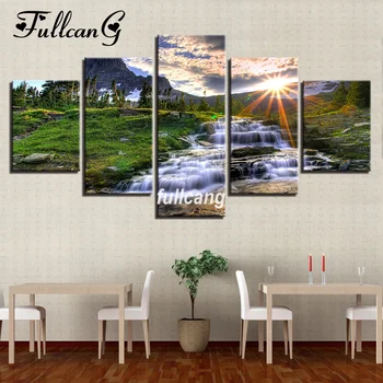 FULLCANG Diy Diamond Painting Cross Stitch 5PCS Full Square Diamond Embroidery Natural Scenery Waterfall 5D Mosaic Kits D675
FULLCANG Diy Diamond Painting Cross Stitch 5PCS Full Square Diamond Embroidery Natural Scenery Waterfall 5D Mosaic Kits D675