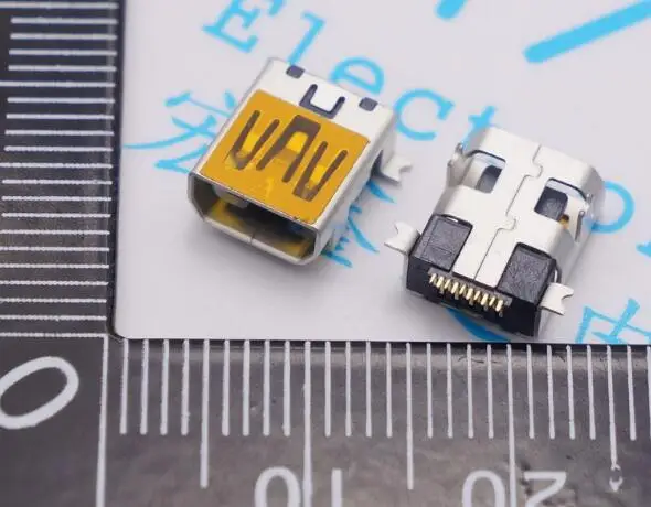 10 шт. мини-разъем USB 10P гнездо патчи гнездовые ножки мини 10PIN торцевая вилка