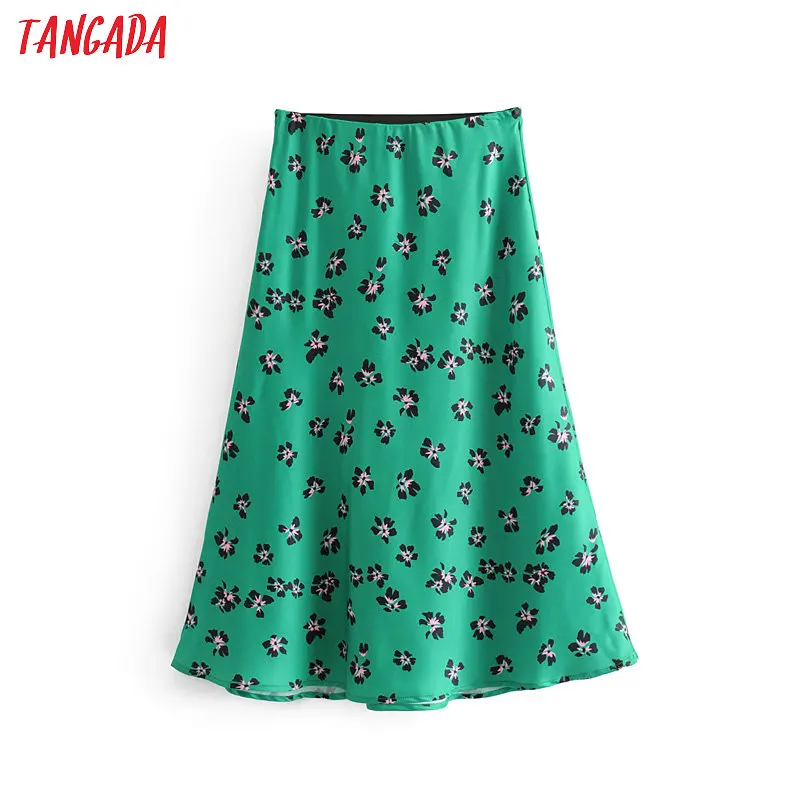 Tangada women vintage green a line skirt printed elastic waist retro ladies fashion chic mid calf skirts faldas mujer 4D07
Tangada women vintage green a line skirt printed elastic waist retro ladies fashion chic mid calf skirts faldas mujer 4D07