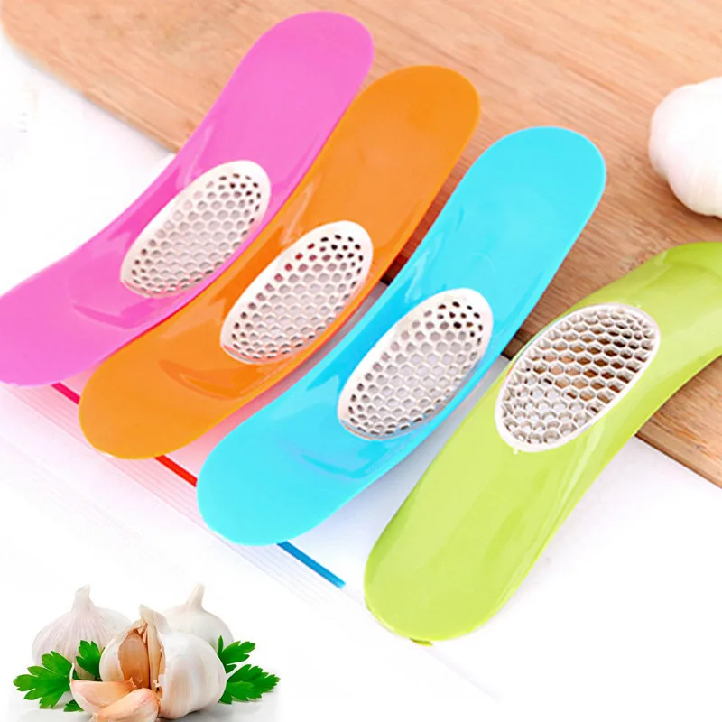 Delidge 1Pc Stainless Steel Garlic Press Grinding Slicer Plastic Handle Metal Ginger Crusher Cutter Kitchen Accessory
Delidge 1Pc Stainless Steel Garlic Press Grinding Slicer Plastic Handle Metal Ginger Crusher Cutter Kitchen Accessory