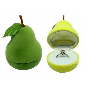 1 PC New Fashion Cute Pear Shape Rings Boxes Velvet Jewellery Display Cufflinks Jewelry Storage Case Holder
1 PC New Fashion Cute Pear Shape Rings Boxes Velvet Jewellery Display Cufflinks Jewelry Storage Case Holder