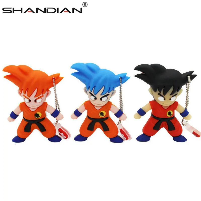 SHANDIAN Cartoon USB Flash Drive Memory stick USB 2.0 4GB 16GB 32GB 64g Dragon Ball SON GOKU Flash DISK Pen Drives Free shipping
SHANDIAN Cartoon USB Flash Drive Memory stick USB 2.0 4GB 16GB 32GB 64g Dragon Ball SON GOKU Flash DISK Pen Drives Free shipping