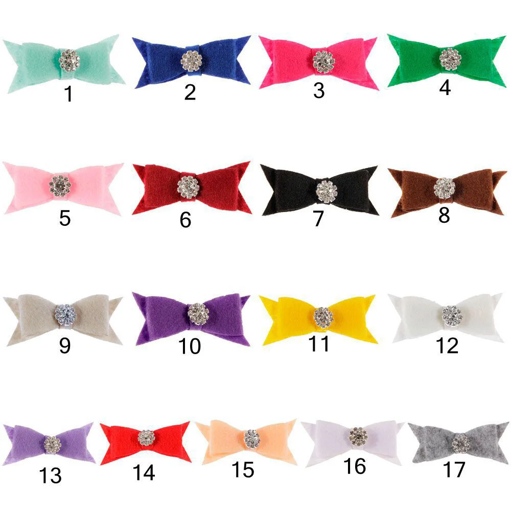 17Colors 9.5*3.5cm Girls Felt Bows Clips Hairpin Girl's Hair Bows Rinestones Barrettes Children Hair Clip Headwear Kids
17Colors 9.5*3.5cm Girls Felt Bows Clips Hairpin Girl's Hair Bows Rinestones Barrettes Children Hair Clip Headwear Kids