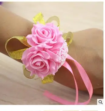Bridesmaid Bride Wedding Supplies Hand Flower Bridesmaid Silk Rose Bride Wrist corsage Flowers Wedding Decoration party Props
Bridesmaid Bride Wedding Supplies Hand Flower Bridesmaid Silk Rose Bride Wrist corsage Flowers Wedding Decoration party Props