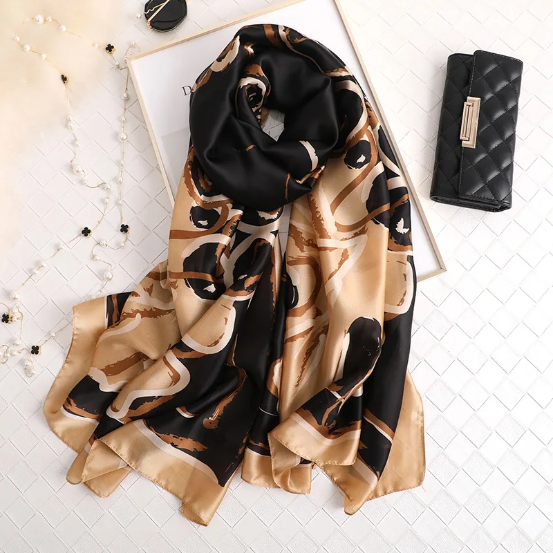 Soft 100% Natural Silk Scarf Women Luxury Brand Print High Quality Pashmina Shawl Femme Long Bandana Bufanda Foulard 2019 New
Soft 100% Natural Silk Scarf Women Luxury Brand Print High Quality Pashmina Shawl Femme Long Bandana Bufanda Foulard 2019 New