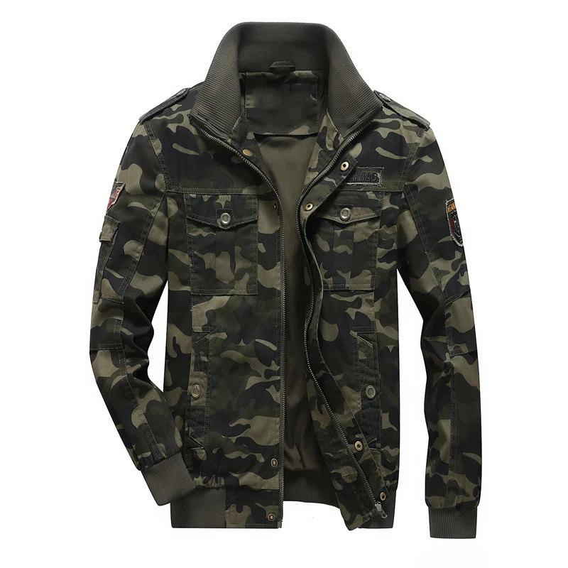 Dropshipping Mens Camouflage Jacket Men Spring Autumn Cotton Jackets Military Tactical Jacket Male Coat jaqueta masculina 6XL
Dropshipping Mens Camouflage Jacket Men Spring Autumn Cotton Jackets Military Tactical Jacket Male Coat jaqueta masculina 6XL