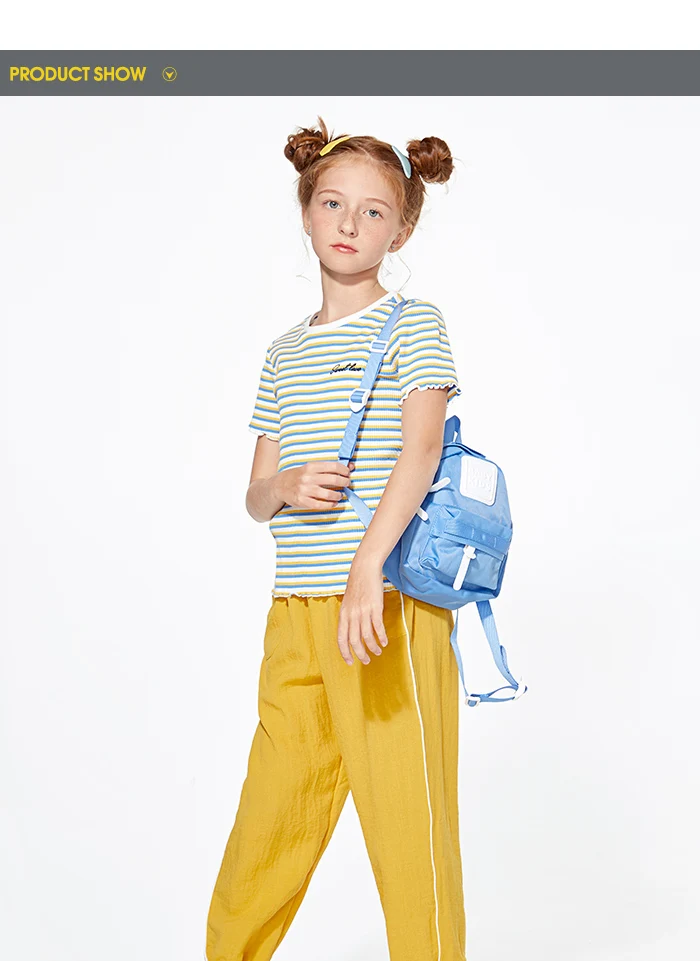 BalabalaChildren short sleeve t shirt girls big children 2019 new summer children wear stretch stripes bottoming tshirt BalabalaChildren short sleeve t shirt girls big children 2019 new summer children wear stretch stripes bottoming tshirt