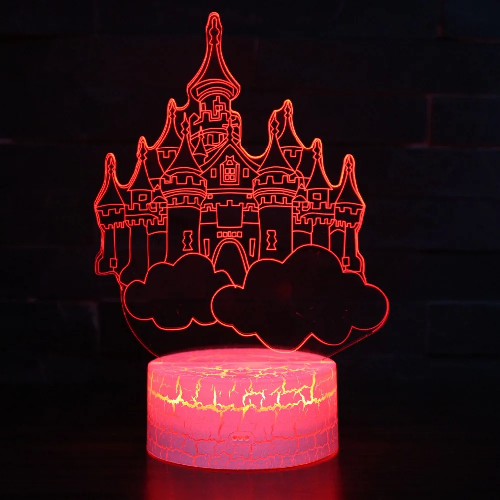 Moving Ancient Castle 3D LED Lamp 7 Colors Changing Acrylic Magic Palace Night Lamp Creative Lamp Touch Control For Kids Gift
Moving Ancient Castle 3D LED Lamp 7 Colors Changing Acrylic Magic Palace Night Lamp Creative Lamp Touch Control For Kids Gift