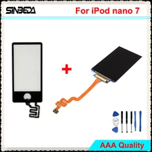 Sinbeda – ensemble écran tactile LCD de remplacement, noir et blanc, qualité AAAA, pour iPod Nano 7=