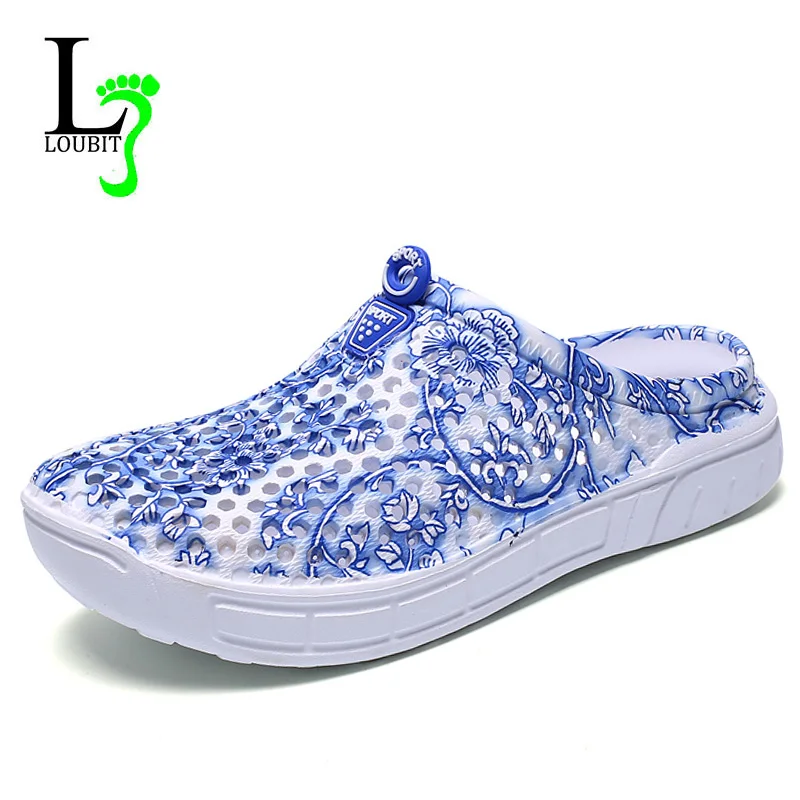Summer Women Sandals Blue And White Print Breathable Mesh Shoes For Flip Flop Massage Sandals Slippers Soft Bottom Big Size 41
Summer Women Sandals Blue And White Print Breathable Mesh Shoes For Flip Flop Massage Sandals Slippers Soft Bottom Big Size 41