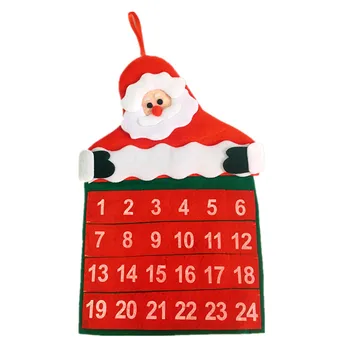 10pcs/lot New Father Christmas Santa Advent Calendar Fabric Xmas Advent Countdown Calendar Fun Christmas Decoration
10pcs/lot New Father Christmas Santa Advent Calendar Fabric Xmas Advent Countdown Calendar Fun Christmas Decoration