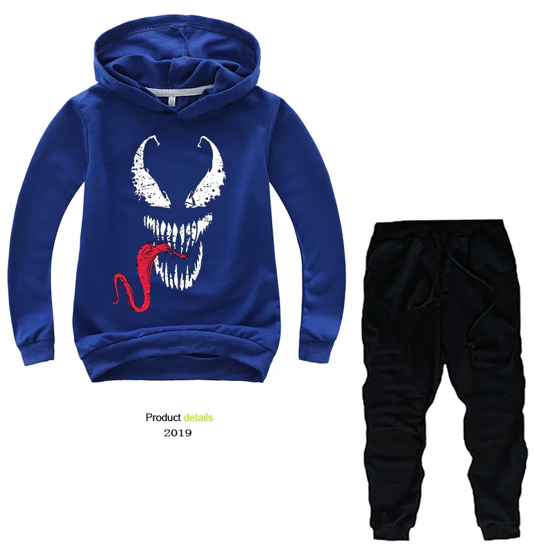 Venom Deadpool Baby hoodies Long Sleeve Coats + Pants 2pcs suit boys Sports Sets For Boys Kids Clothing Tracksuit 2-14y
Venom Deadpool Baby hoodies Long Sleeve Coats + Pants 2pcs suit boys Sports Sets For Boys Kids Clothing Tracksuit 2-14y