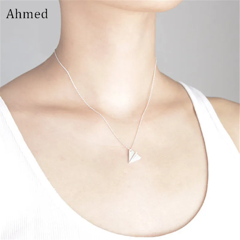 Ahmed Simple Silver Aircraft Pendant Necklace For Women New Design Fashion Jewelry Maxi Collar Bijoux Collier Femme
Ahmed Simple Silver Aircraft Pendant Necklace For Women New Design Fashion Jewelry Maxi Collar Bijoux Collier Femme