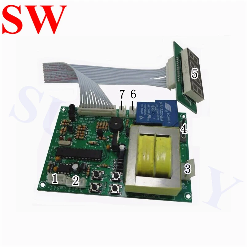 JY-16 110V coin operated Timer board Timer Control Board Power Supply with coin acceptor selector time board for washing machine
JY-16 110V coin operated Timer board Timer Control Board Power Supply with coin acceptor selector time board for washing machine