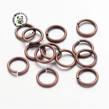 Red Copper Color Brass JumpRings, Close but Unsoldered, about 8mm in diameter, 1mm thick
Red Copper Color Brass JumpRings, Close but Unsoldered, about 8mm in diameter, 1mm thick