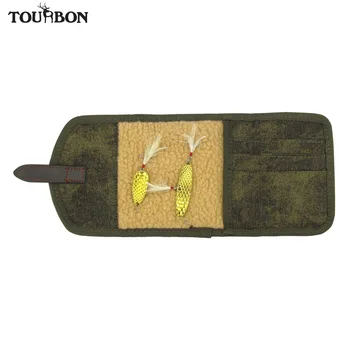 Tourbon Vintage Fly Fishing Wallet Small Pouch Canvas Leather Storage Case for Fishing
Tourbon Vintage Fly Fishing Wallet Small Pouch Canvas Leather Storage Case for Fishing