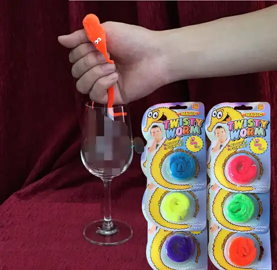 magic twisty fuzzy worm