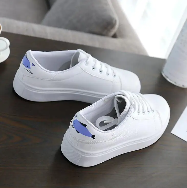 2019 Spring Autumn Woman Shoes Fashion New Woman PU Leather Breathable Cute Animal Prints Flats Casual Shoes White Sneakers T306
2019 Spring Autumn Woman Shoes Fashion New Woman PU Leather Breathable Cute Animal Prints Flats Casual Shoes White Sneakers T306