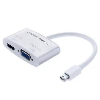 Mini Displayport to VGA/HDMI 4K Converter for mackbook hdtv project display Thunderbolt Mini Displayport adapter
Mini Displayport to VGA/HDMI 4K Converter for mackbook hdtv project display Thunderbolt Mini Displayport adapter