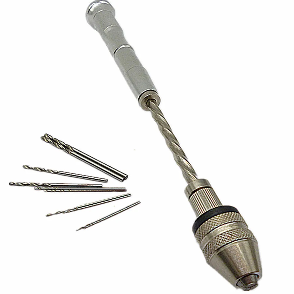 10pcs Micro Twist Drill Bit W/ Semi-Automatic Hand Drill Model Wood Hand Twist Drill Amber Walnut Jewellery Mini Manual Drills
10pcs Micro Twist Drill Bit W/ Semi-Automatic Hand Drill Model Wood Hand Twist Drill Amber Walnut Jewellery Mini Manual Drills