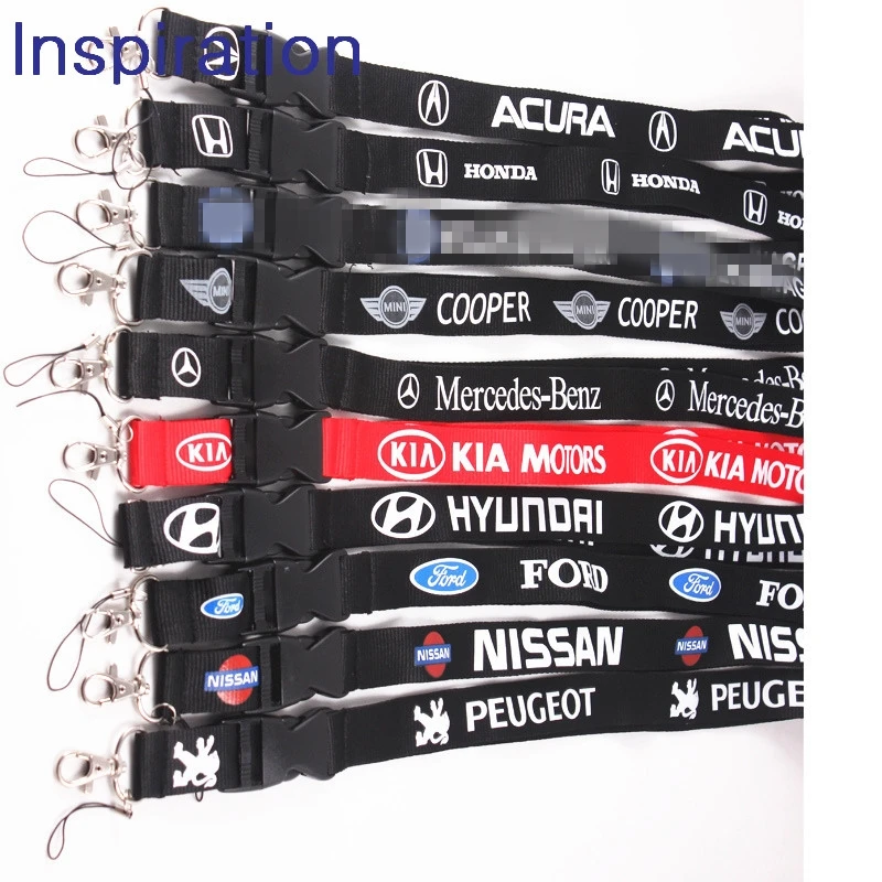 Car Logo Necklace Lanyards Neck Strap Keychain Lanyard For Car Keys USB Holder DIY Hang Rope Lanyard Necklace For Phone MP3/4
Car Logo Necklace Lanyards Neck Strap Keychain Lanyard For Car Keys USB Holder DIY Hang Rope Lanyard Necklace For Phone MP3/4
