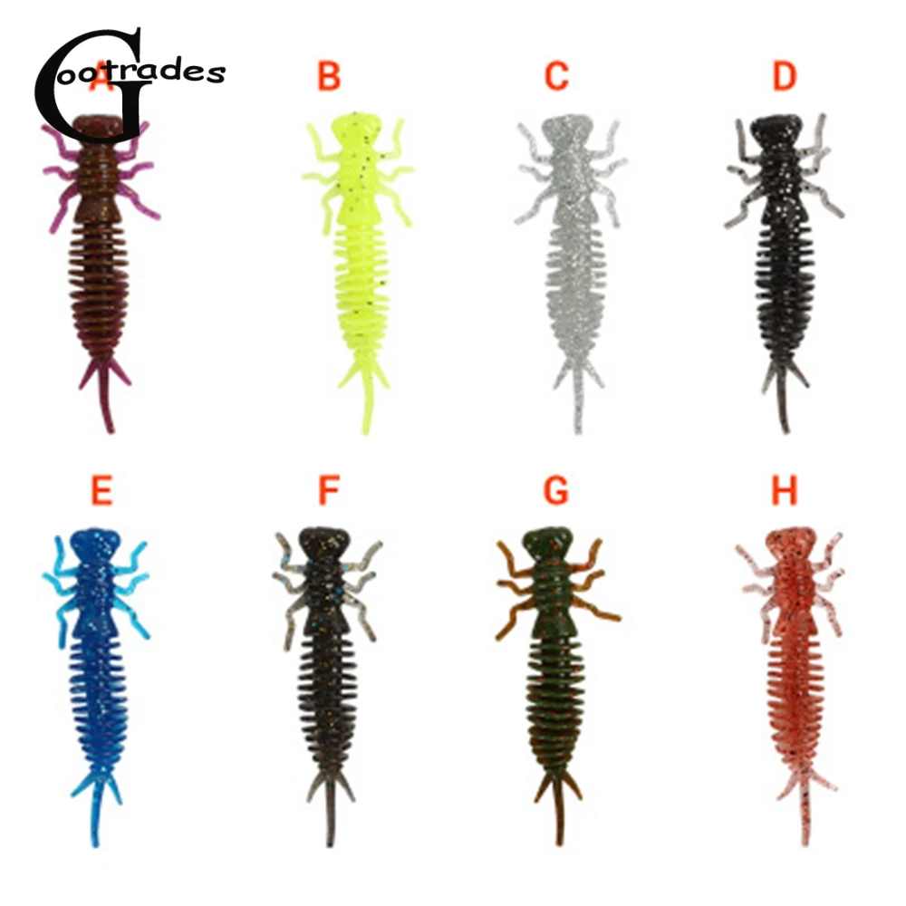 8/10 PCs Larva Fishing Lures Soft Plastic Lures Larva Freshwater Swimbaits Artificial Soft Silicone Bait Worm for Carp Fishing
8/10 PCs Larva Fishing Lures Soft Plastic Lures Larva Freshwater Swimbaits Artificial Soft Silicone Bait Worm for Carp Fishing