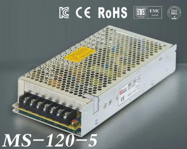 120W 5V 24A Mini size LED Switching Power Supply 5v transformeac dc suply adjustable voltage MS-120-5
120W 5V 24A Mini size LED Switching Power Supply 5v transformeac dc suply adjustable voltage MS-120-5