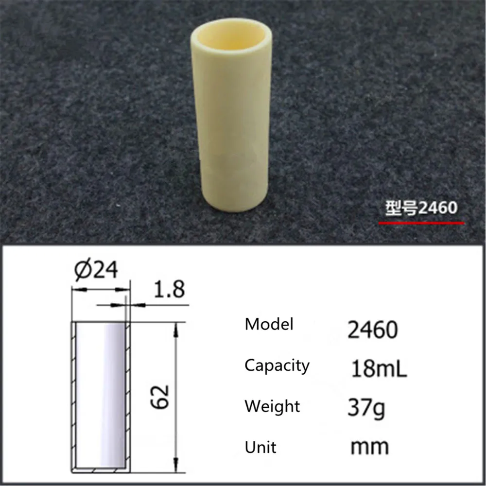 99.5% Cylindrical corundum crucible/18ml 2460/Temperature resistance 1600 degree / sintered ceramic crucibl
99.5% Cylindrical corundum crucible/18ml 2460/Temperature resistance 1600 degree / sintered ceramic crucibl