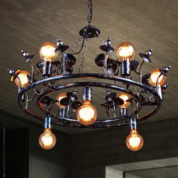 DOXA 9 Heads LED Hanging Lamp Loft Style Industrial Pendant Light Iron Retro Vintage Suspension Luminaire Home Lighting Hanglam
DOXA 9 Heads LED Hanging Lamp Loft Style Industrial Pendant Light Iron Retro Vintage Suspension Luminaire Home Lighting Hanglam