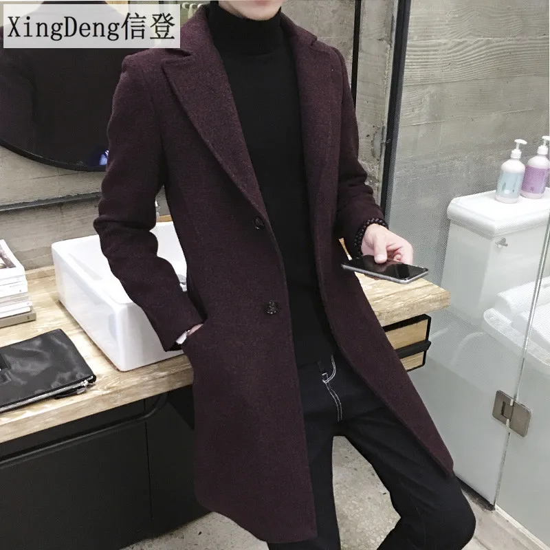 XingDeng Men Long Casual top Coats Men's Thick Wool Trench fashion warm Coat Lapel Collar Spring Autumn Overcoat Plus Size 5XL
XingDeng Men Long Casual top Coats Men's Thick Wool Trench fashion warm Coat Lapel Collar Spring Autumn Overcoat Plus Size 5XL