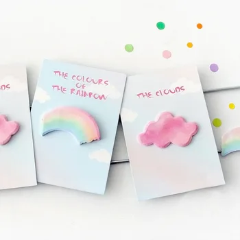 1pc The Color Of The Rainbow Cloud Memo Pad Sticky Notes Memo Notebook Stationery Papelaria Escolar Office School Supplies 
1pc The Color Of The Rainbow Cloud Memo Pad Sticky Notes Memo Notebook Stationery Papelaria Escolar Office School Supplies