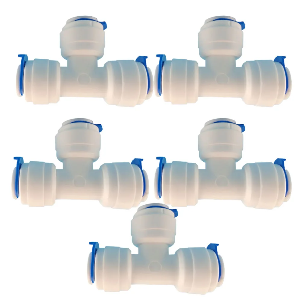 5PCS OD3/8" 3-Way Union Tee Tube Quick Connect Fit for RO system Water Filter Connector Fittings T tipy fast joint
5PCS OD3/8" 3-Way Union Tee Tube Quick Connect Fit for RO system Water Filter Connector Fittings T tipy fast joint