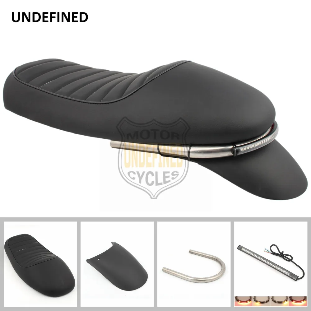 Black Motorcycle Cafe Racer Seat Vintage Hump Saddle Seat for Yamaha Kawasaki Honda CB200 CB350 CB400 CB500 CB550 750 UNDEFINED
Black Motorcycle Cafe Racer Seat Vintage Hump Saddle Seat for Yamaha Kawasaki Honda CB200 CB350 CB400 CB500 CB550 750 UNDEFINED