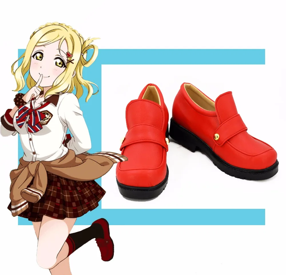 LoveLive! SunShine! Hanamaru Kanan Ruby Yoshiko Riko Chika Dia Watanabe Mari/Обувь для костюмированной вечеринки