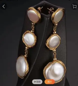 free shipping>>>>noble jewelry Handmade natural 12-13mm baroque Japan kasumi coin pearl earring 9k
free shipping>>>>noble jewelry Handmade natural 12-13mm baroque Japan kasumi coin pearl earring 9k