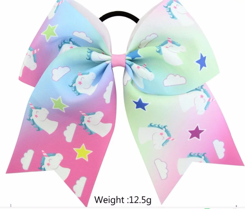 free shipping 12pcs 7-8" unicorn cheerleading Bow unicorn cheer hair bows Girls Kids Handmade happy birthday party Hair
free shipping 12pcs 7-8" unicorn cheerleading Bow unicorn cheer hair bows Girls Kids Handmade happy birthday party Hair