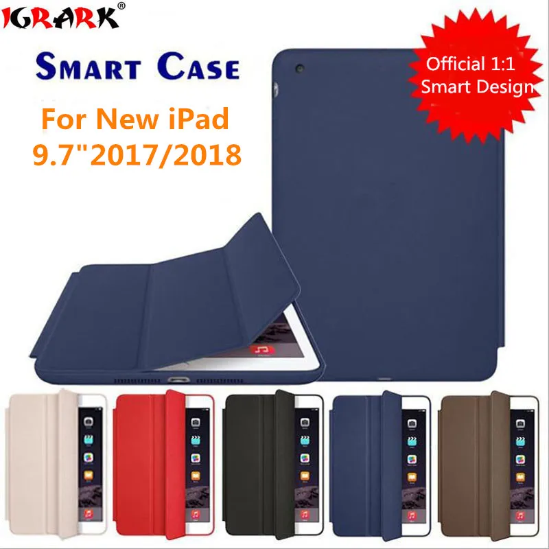 IGRARK Case for New iPad 9.7 inch 2017 2018 PU Smart Cover Case Magnet wake up sleep For model A1822 A1823 A1893
IGRARK Case for New iPad 9.7 inch 2017 2018 PU Smart Cover Case Magnet wake up sleep For model A1822 A1823 A1893
