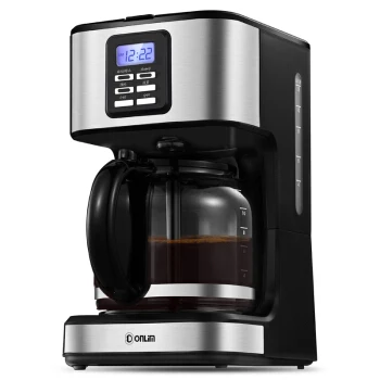 DL-KF400S Home Full-automatic Large Capacity Coffee Maker LED Display Screen Drip Espresso Coffee Machine with Coffee Pot
DL-KF400S Home Full-automatic Large Capacity Coffee Maker LED Display Screen Drip Espresso Coffee Machine with Coffee Pot