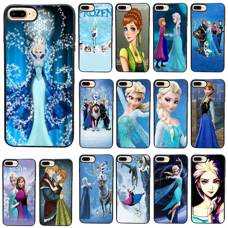 Frozen Princess Elsa Anna Patterned Cases for iphone 7 8 Plus Mobile Phone Cases Black Back Cover Soft TPU PC Shell
Frozen Princess Elsa Anna Patterned Cases for iphone 7 8 Plus Mobile Phone Cases Black Back Cover Soft TPU PC Shell