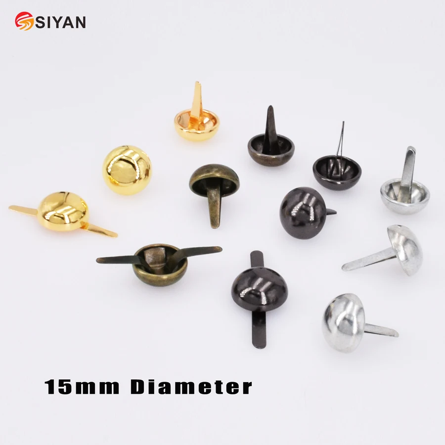 50Pcs 15mm Matal Black Metal Crafts Purse Feet Rivets Studs Pierced for Purse Handbag Punk Rock Rivets Bag Leather DIY Crafts
50Pcs 15mm Matal Black Metal Crafts Purse Feet Rivets Studs Pierced for Purse Handbag Punk Rock Rivets Bag Leather DIY Crafts